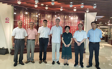 杭州市人大工作研究會、市總工會領(lǐng)導(dǎo)和藝術(shù)家們蒞臨王星記 走訪“杭州工匠”