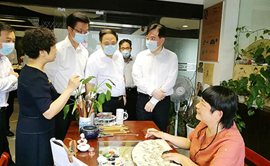 杭州市市長劉忻一行蒞臨王星記考察調(diào)研
